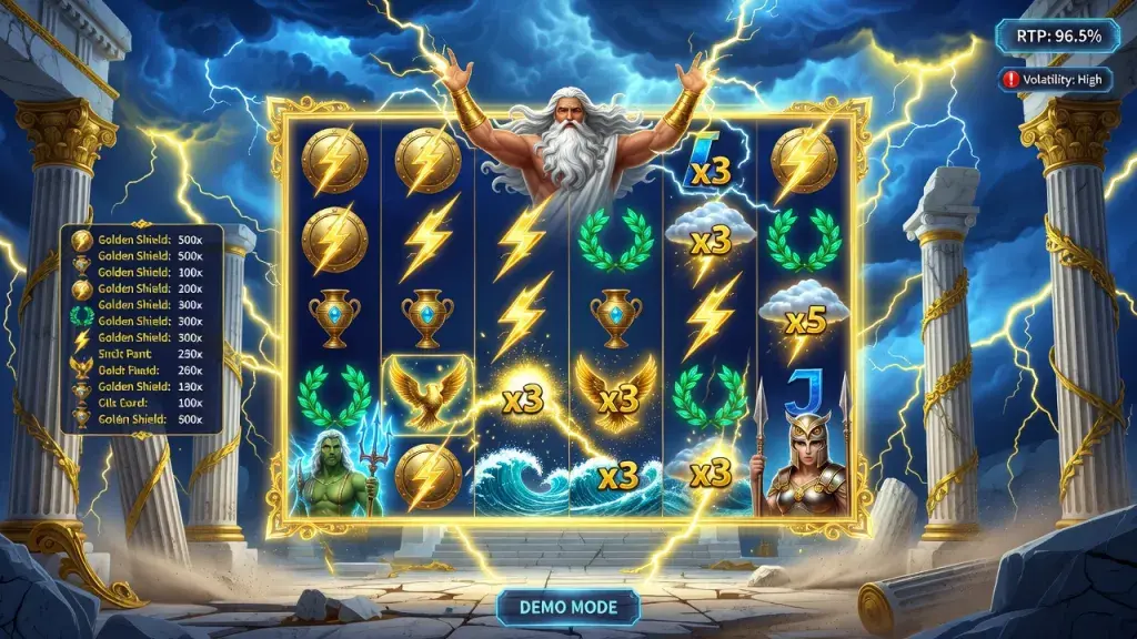Zeus the Thunderer Deluxe Review: Demo, Casino Gameplay and Free Spins Guide