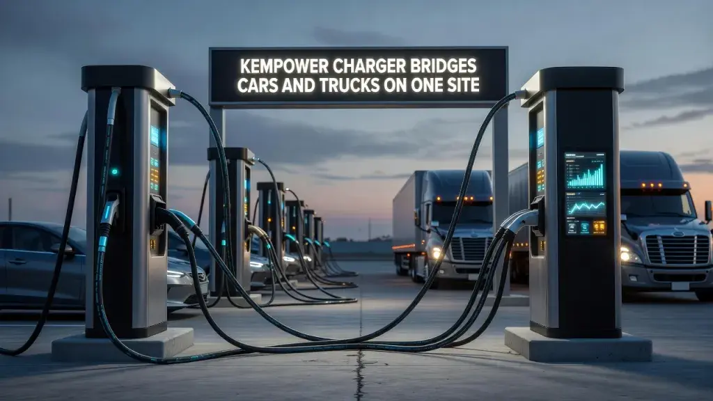 Kempower Charger Bridges Cars and Trucks on One Site