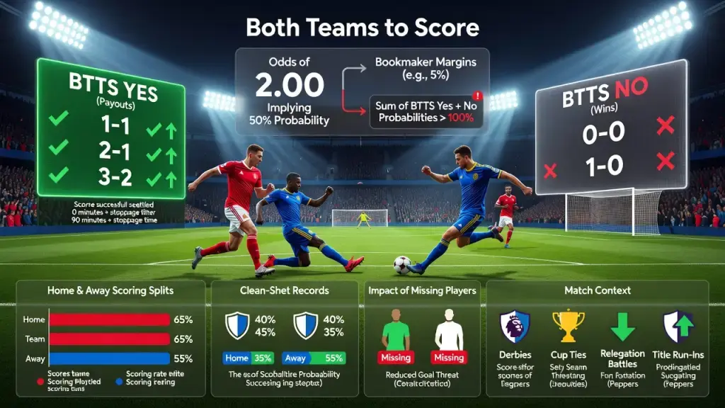 Both Teams to Score Betting Explained: What the Market Really Means