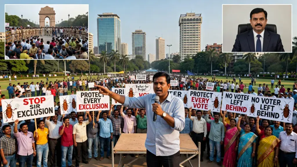 Protest Over Voter Roll Revision Spreads Beyond Mumbai and Delhi