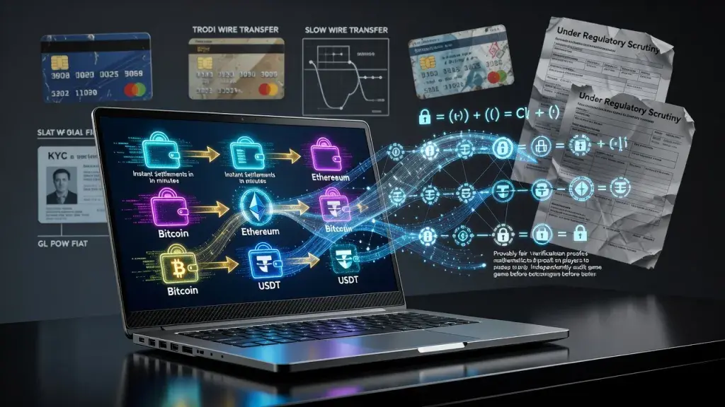 Crypto Casinos Reshape Online Gambling Through Speed and Blockchain Proof