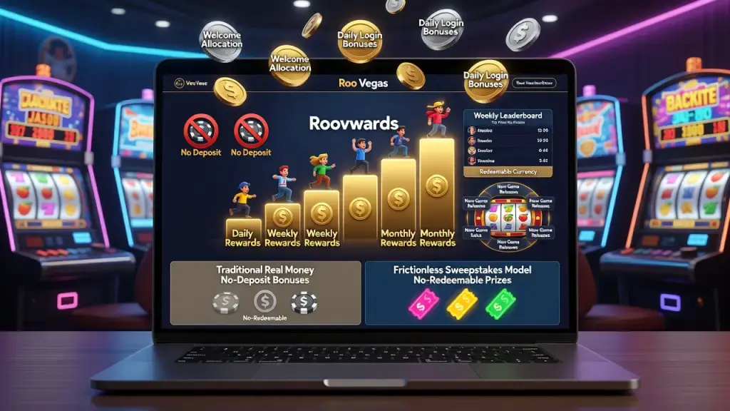 Why Roo Vegas Skips No-Deposit Bonuses in Favour of Sweepstakes Rewards