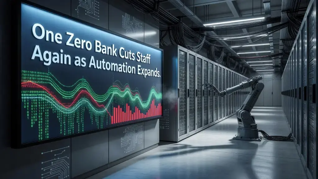 One Zero Bank Cuts Staff Again as Automation Expands